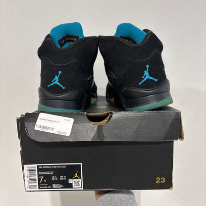 Jordan 5 Aqua Sz: 7