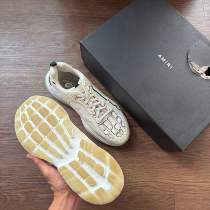 AMIRI BONE RUNNER WHT SZ13