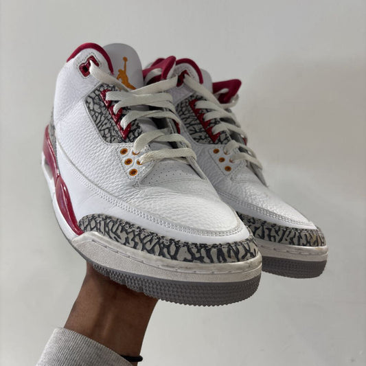 JORDAN 3 CARDINAL SZ.12.5 (NO BOX)