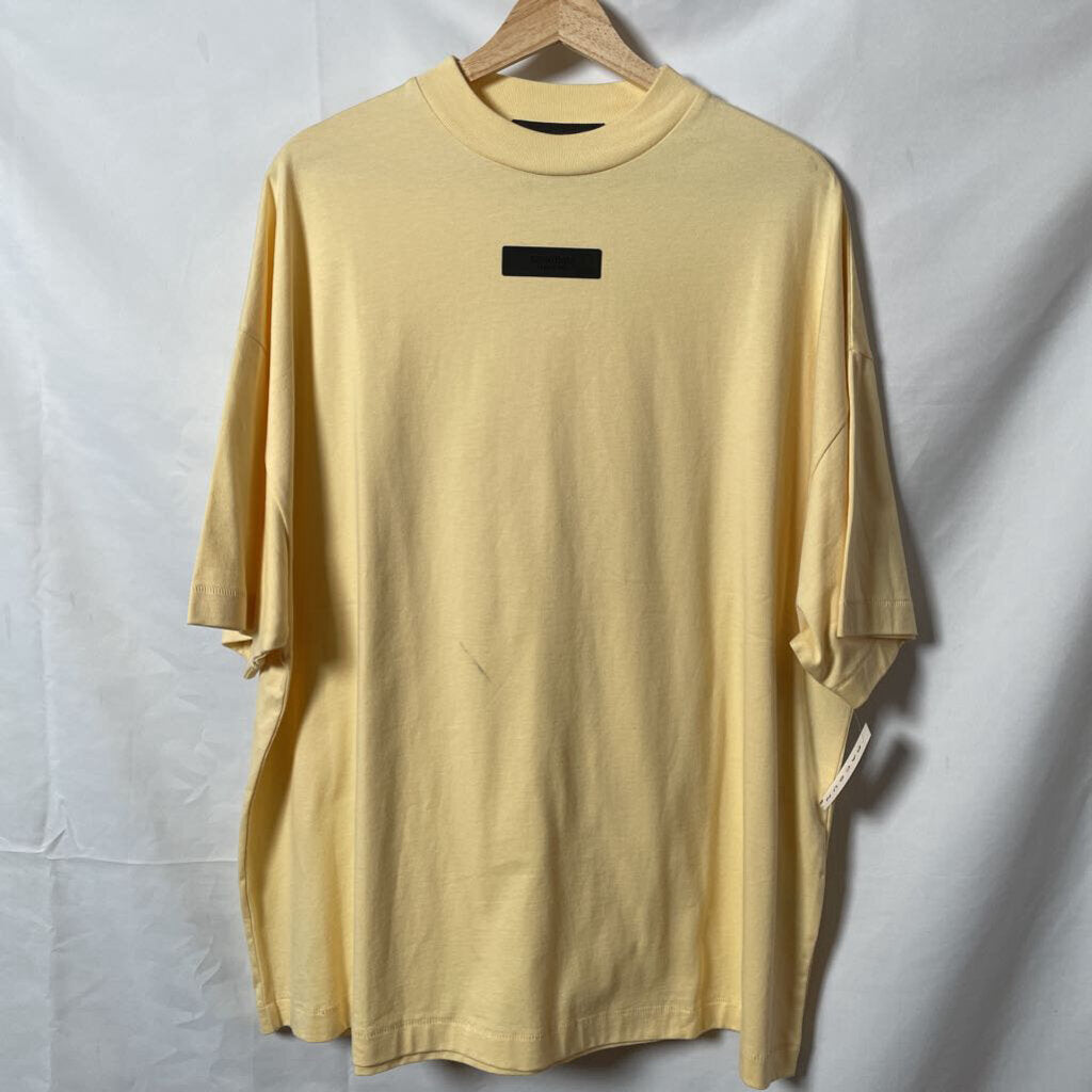 Essentials Yellow Tee Sz. S