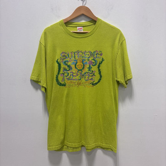 LIME GREEN SUPREME TEE SZ LARGE