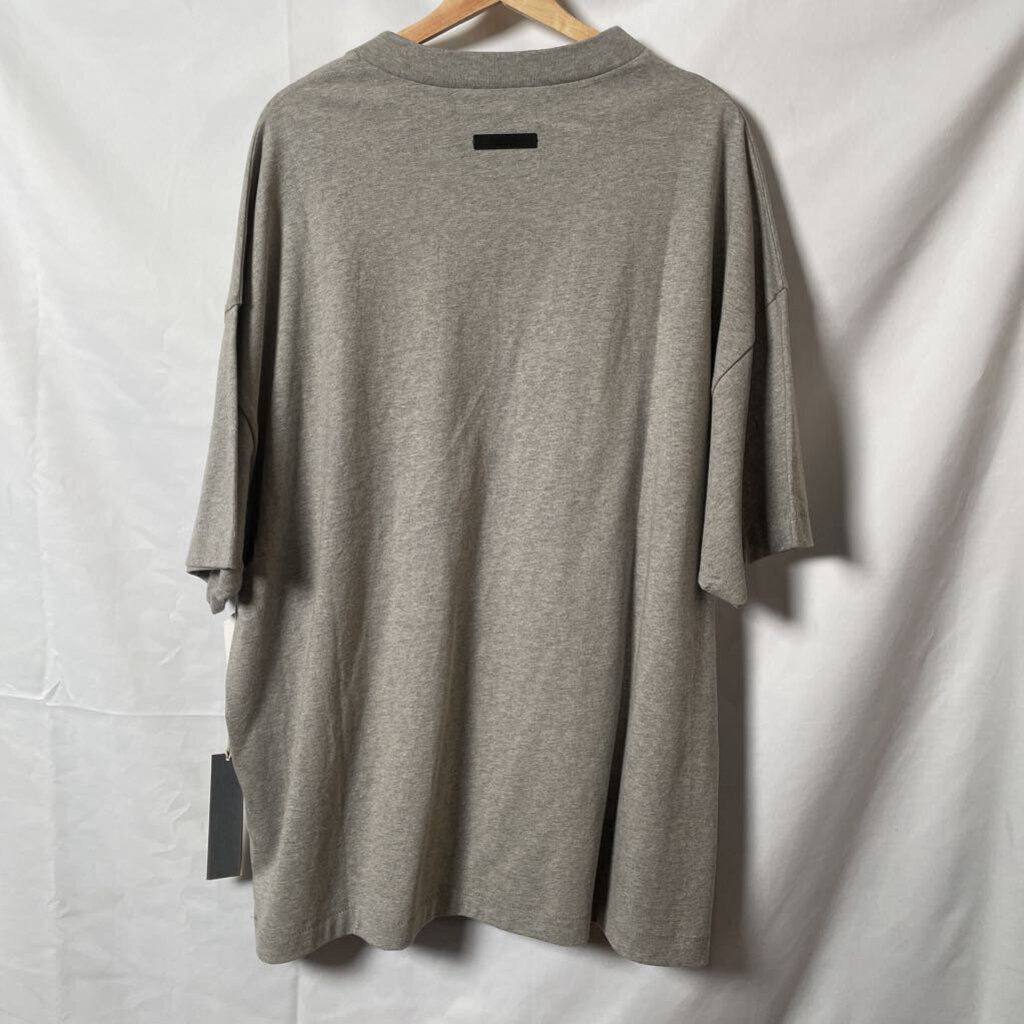 Essentials Grey/ Red Tee Sz. M