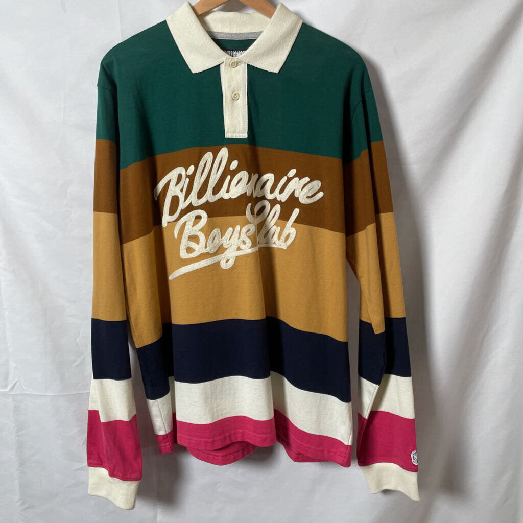BBC Multi Color Polo Sz. M