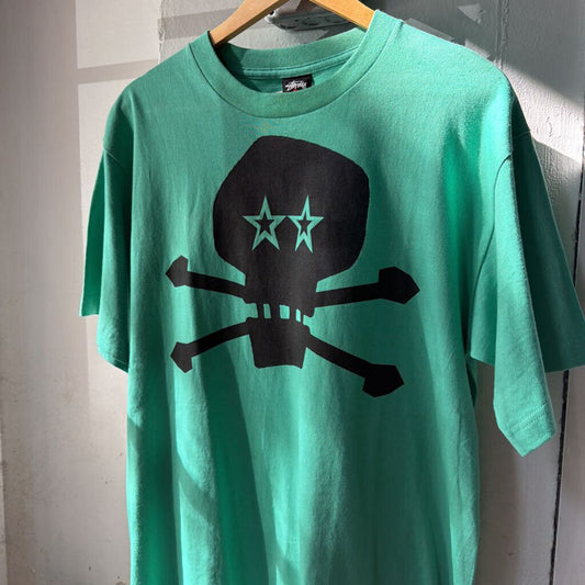 STUSSY SKULL TEE SZ L
