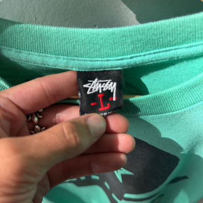 STUSSY SKULL TEE SZ L