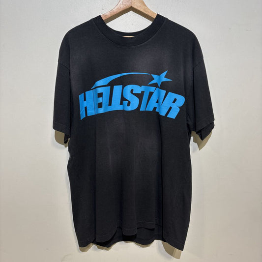 HELLSTAR ASIC LOGO , BLUE & BLACK SZ M