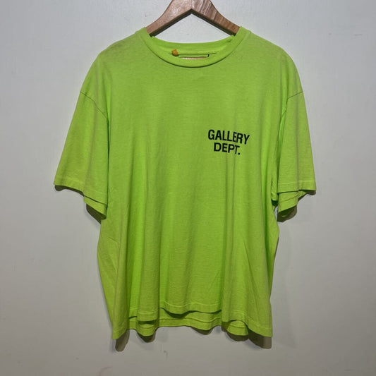 GALLERY DEPT. SLIME GREEN TEE SZ XL