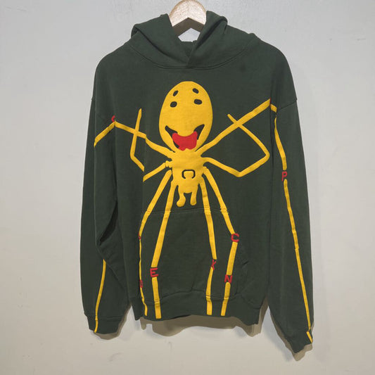 CPFM SPIDER GREEN HOODIE SZ M