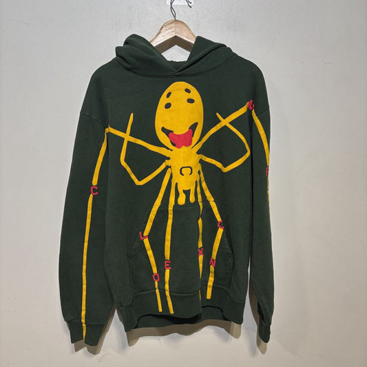 CPFM SPIDER GREEN HOODIE SZ S