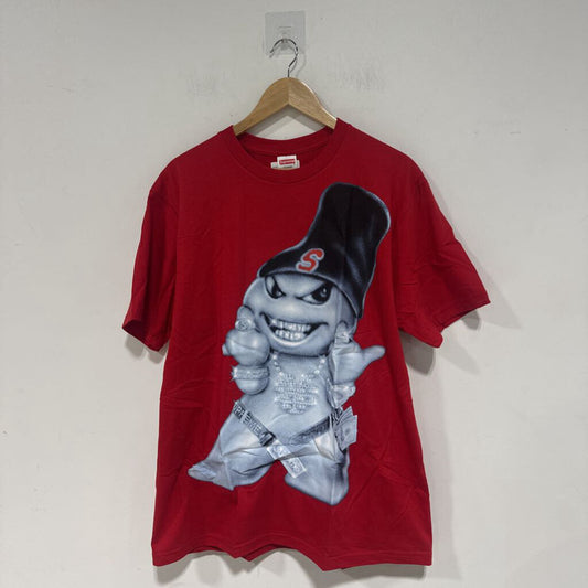 SUPREME SNOWMAN TEE RED SZ L