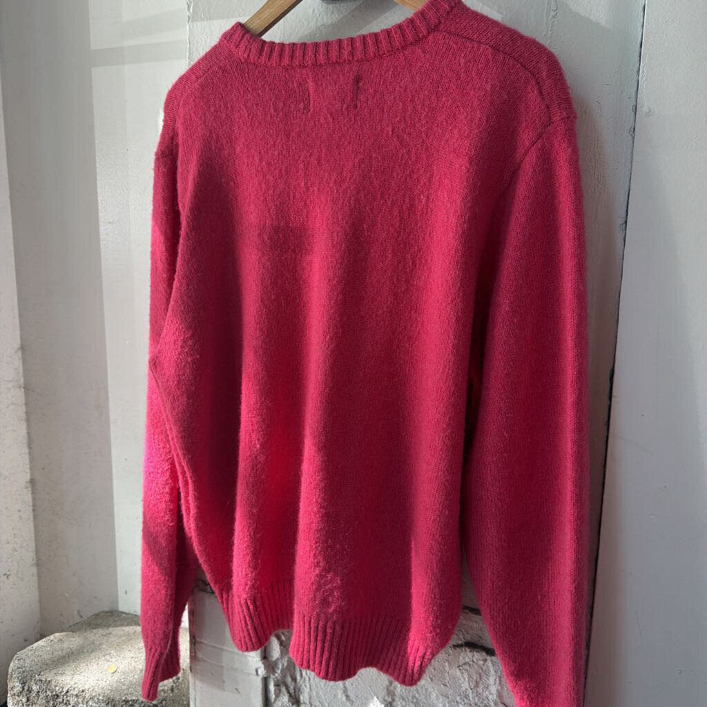 PINK STUSSY SWEATER SZ M