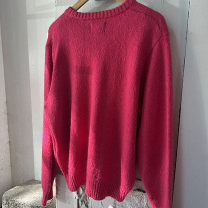 PINK STUSSY SWEATER SZ M