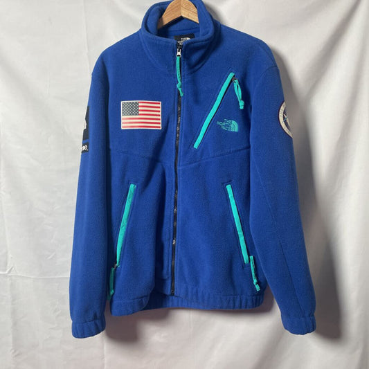 Supreme X TNF Flag Zip Up Sz. M