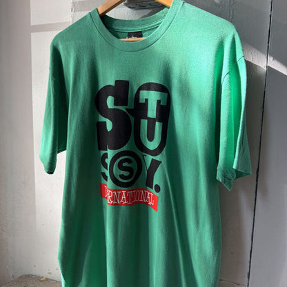 STUSSY INTERNATIONAL LOGO TEE SZ.L