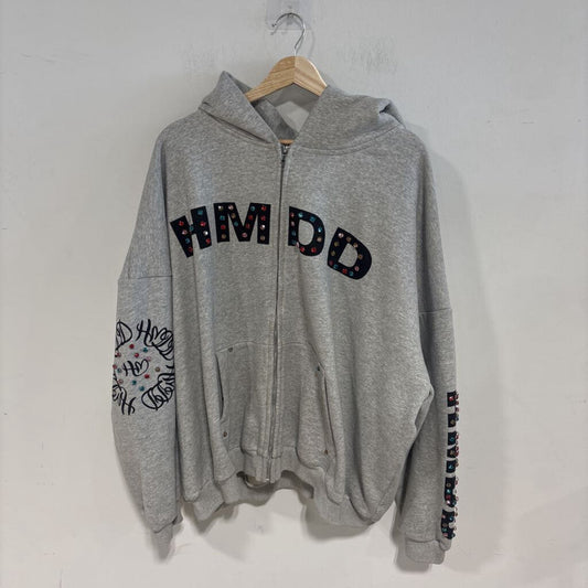 HMDD GREY HOODIE XL