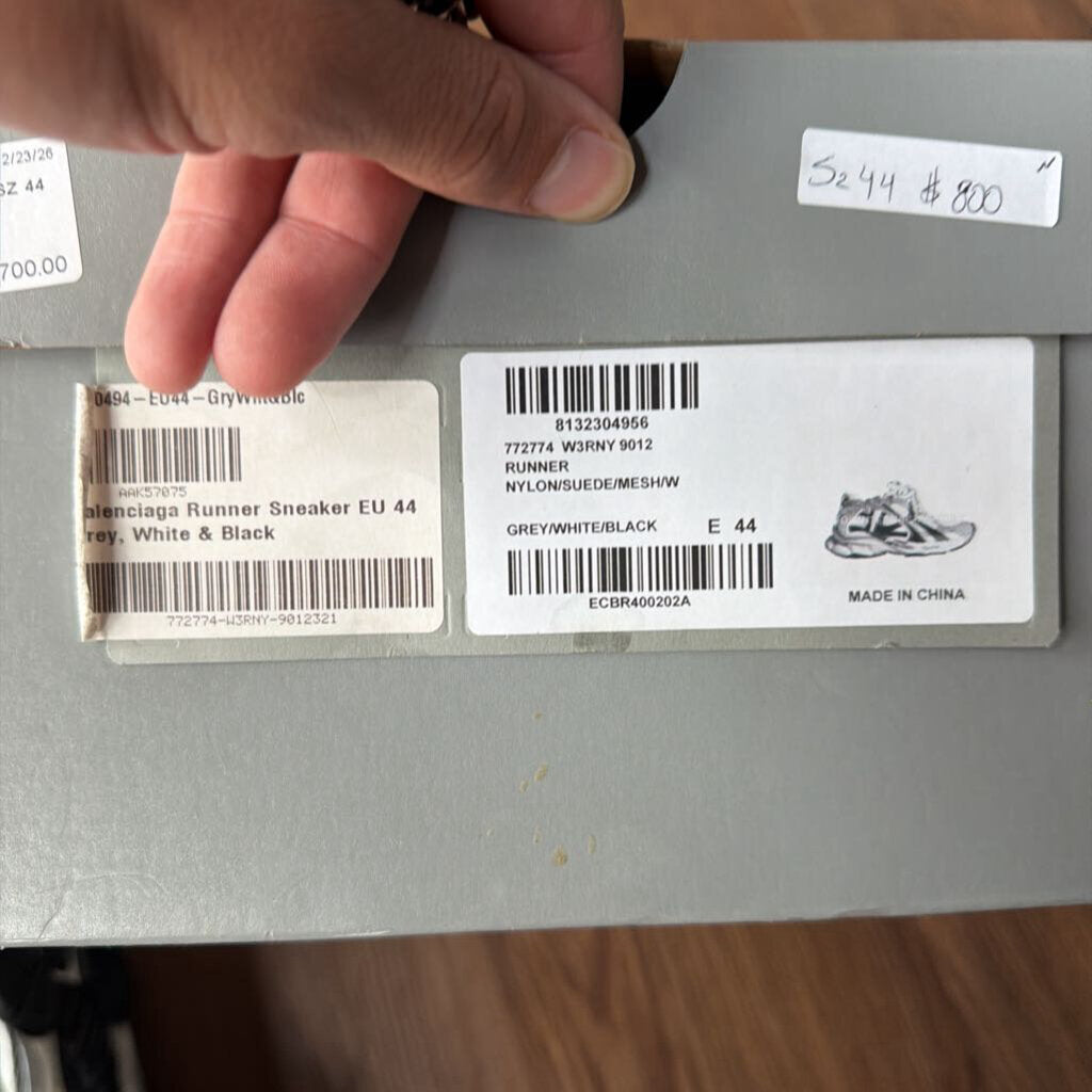BALENCIAGA RUNNER SZ 44