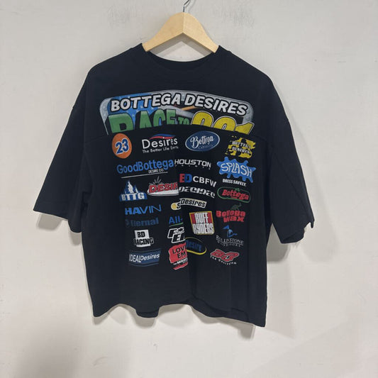 BOTTEGA DESIRES AOP LOGO TEE SZ.XL