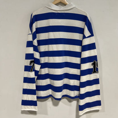 Sume Blue Rhinestone Rugby Sz. L
