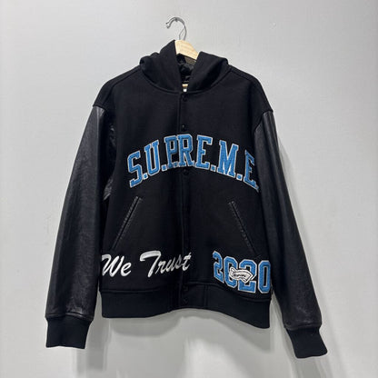 Supreme Black And Blue Varsity Sz. L