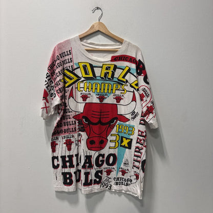 1996 Chicago Bulls Six Finger Tee Sz.XL