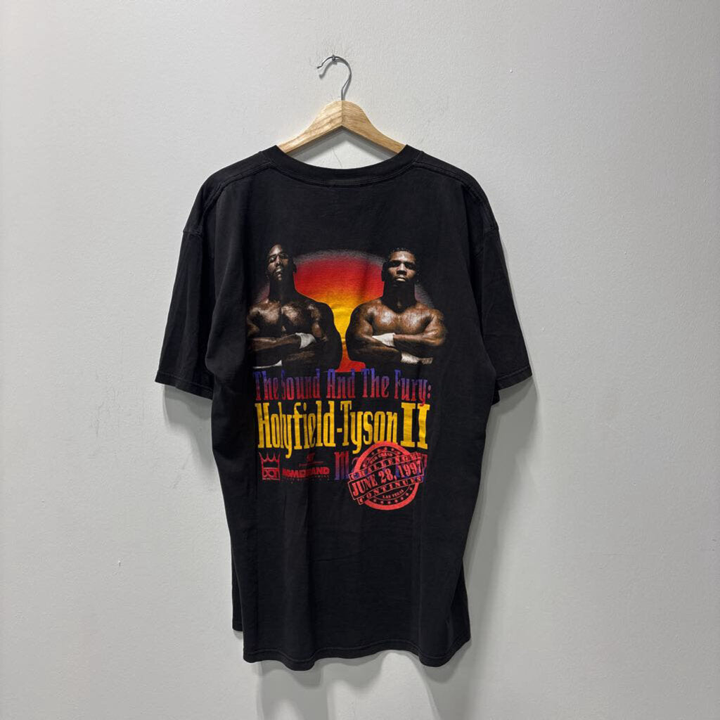 VINTAGE HOLYFIELD/TYSON TEE SZ XL