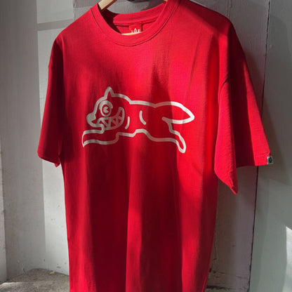 ICECREAM RUNNING DOG TEE RED SZ. L