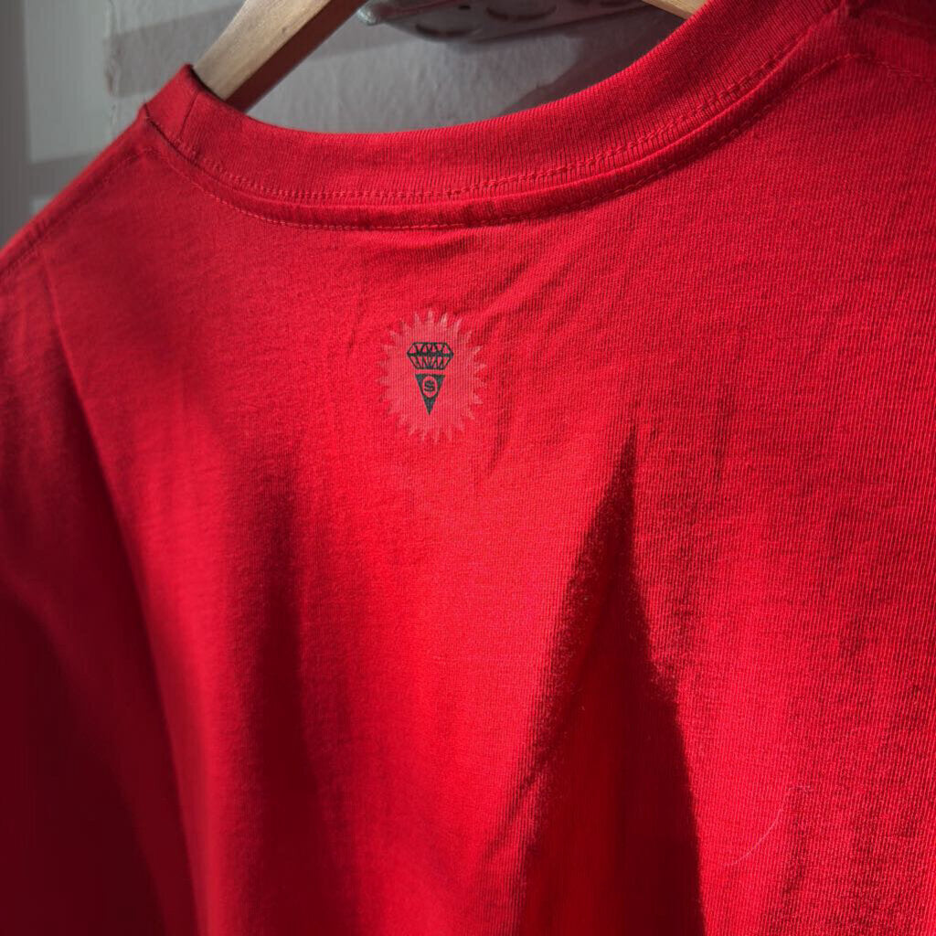 ICECREAM RUNNING DOG TEE RED SZ. L