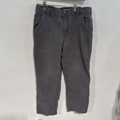 GREY CARHARTT PANTS SZ 34