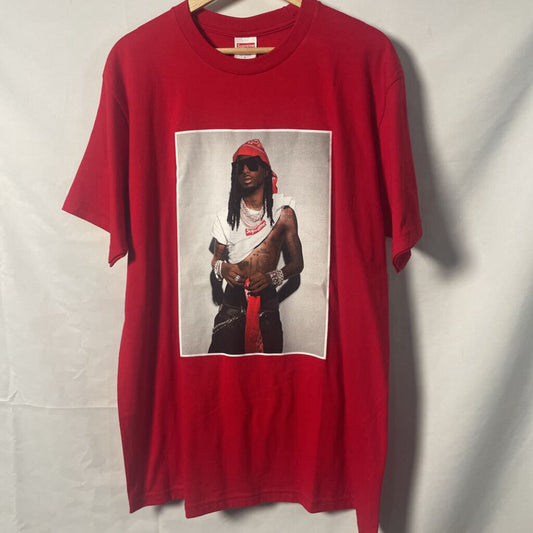 Supreme Red Carti Tee Sz. l