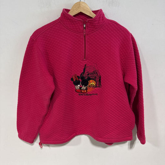 VINTAGE DISNEY QUARTER ZIP SZ S