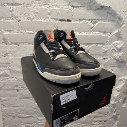 AIR JORDAN 3 " RARE AIR " SZ. 8