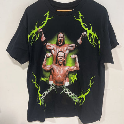 DX WRESTLING TEE Sz L