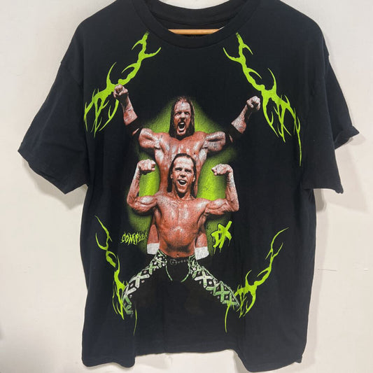 DX WRESTLING TEE Sz L