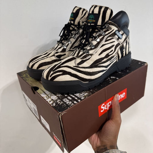 SUPREME TIMBERLAND ZEBRA BOOTS SZ 8