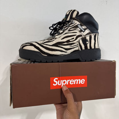 SUPREME TIMBERLAND ZEBRA BOOTS SZ 8
