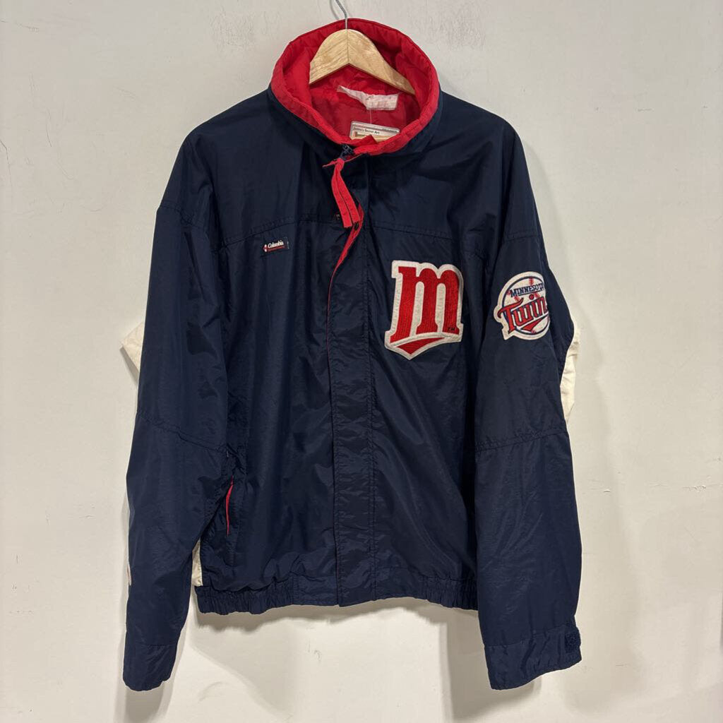 NAVY COLUMBIA QUARTER ZIP SZ L