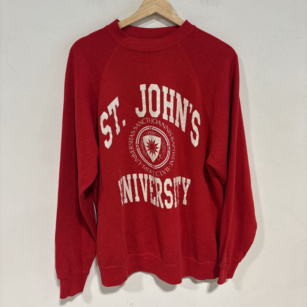 ST JOHN RED STORM CREWNECK SZ L