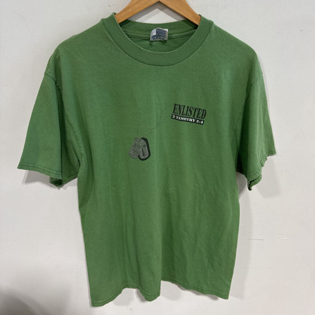 MILITARY JESUS TEE SZ L