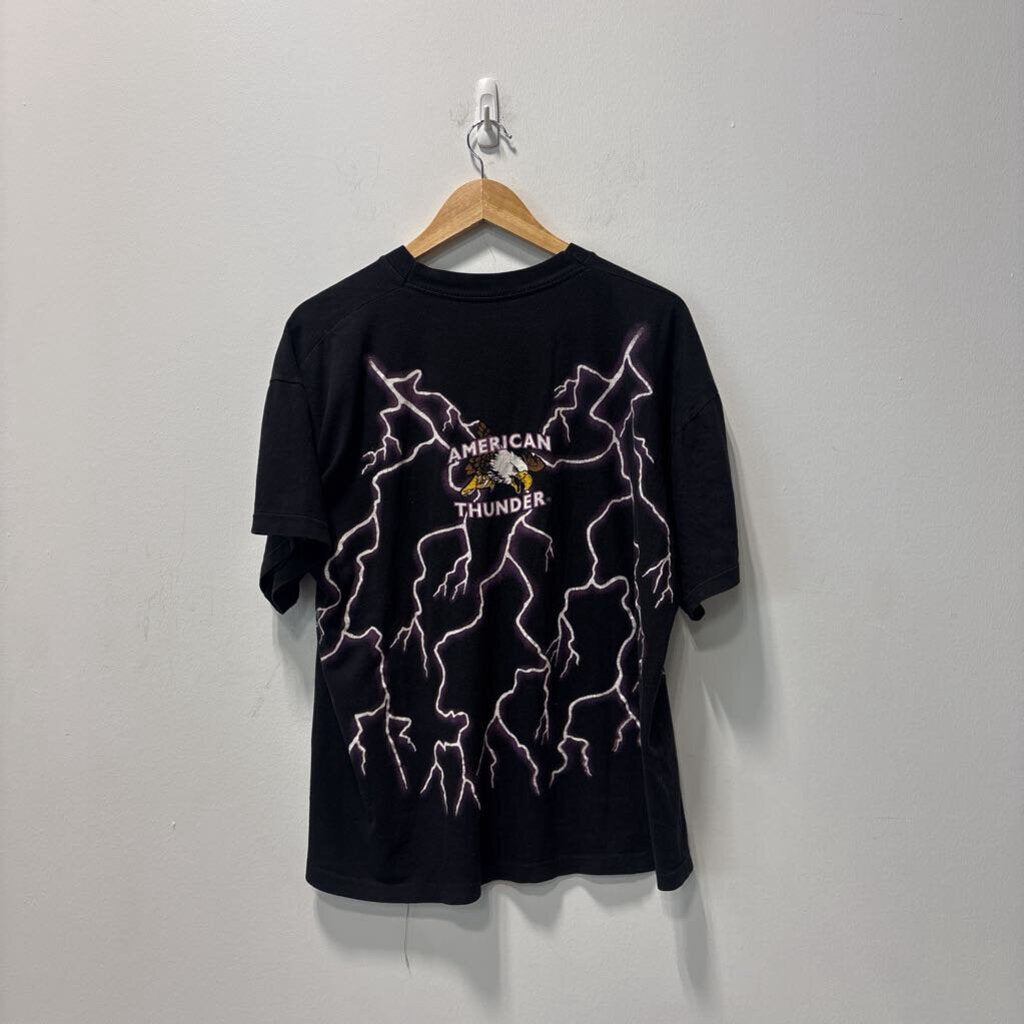 AMERICAN THUNDER TEE SZ M