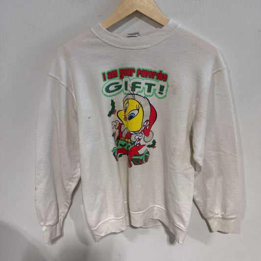 TWEETY BIRD CHRISTMAS SWEATER SZ M