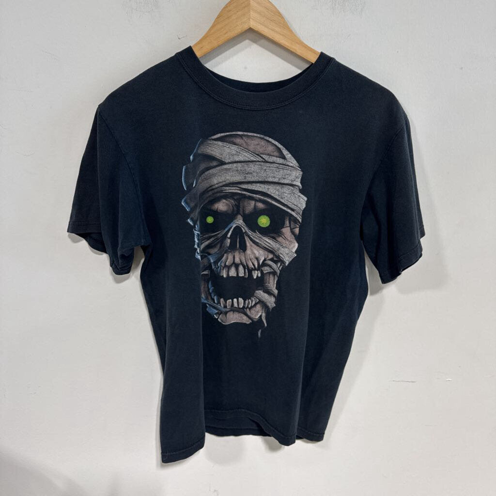 ZOMBIE SKULL TEE SZ M