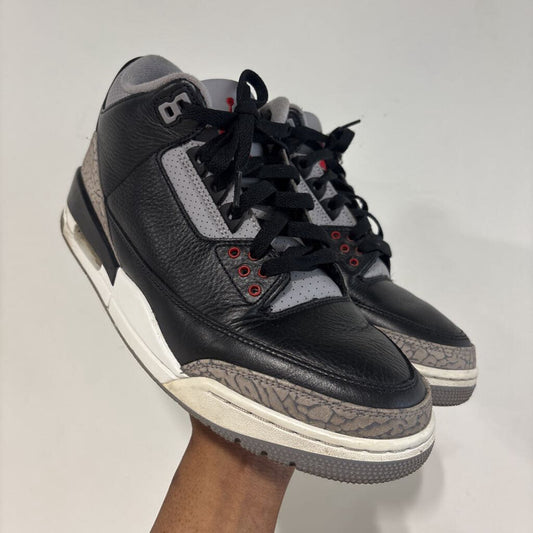 JORDAN 3 BLK CEMENT SZ 9