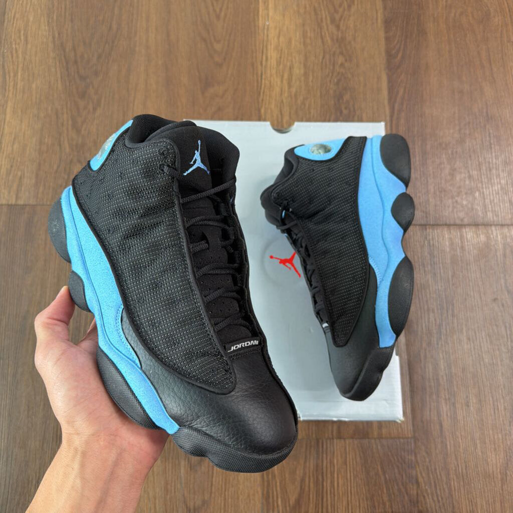 AIR JORDAN 13 " BLACK UNI BLUE " SZ.9.5