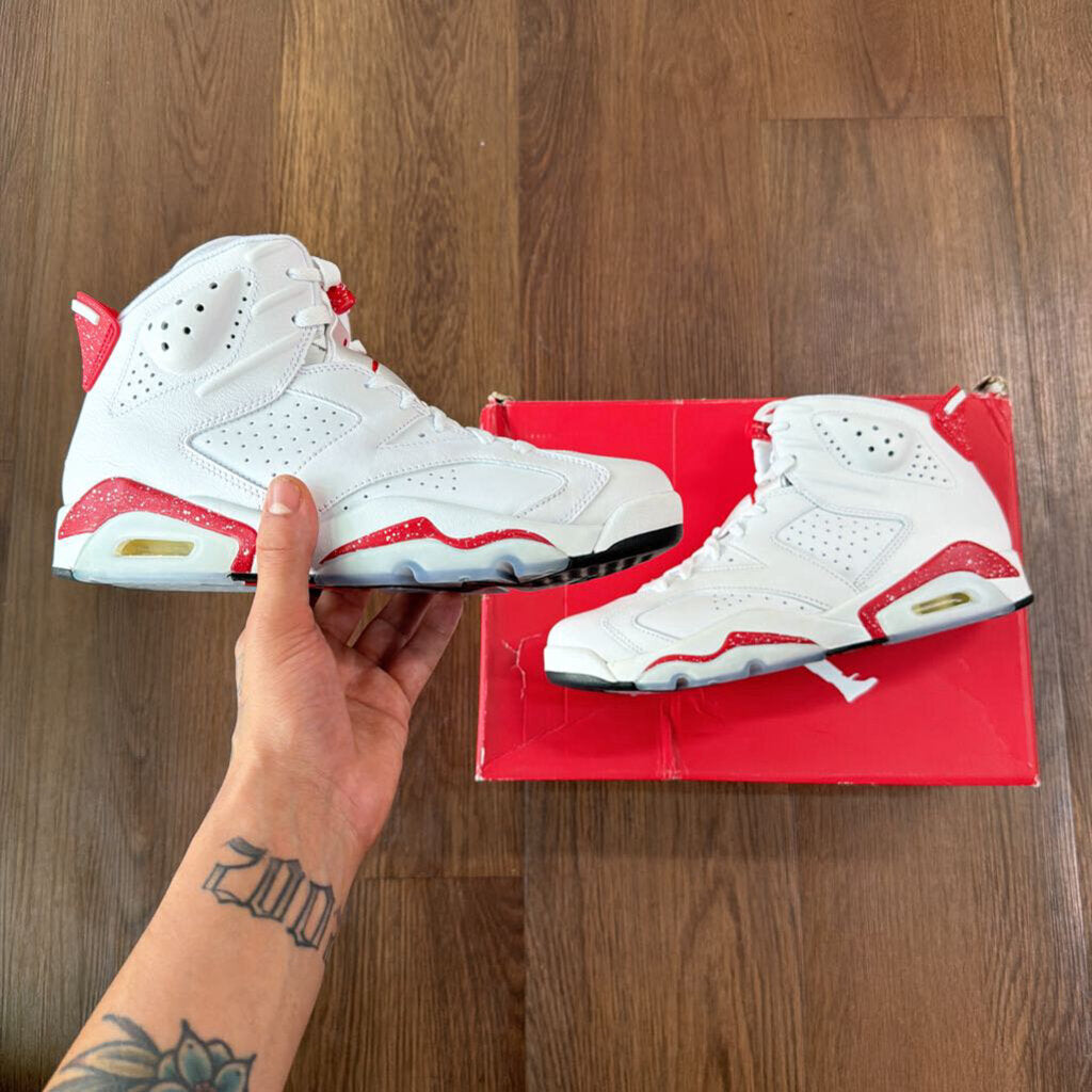 AIR JORDAN 6 " RED OREO " SZ.9.5