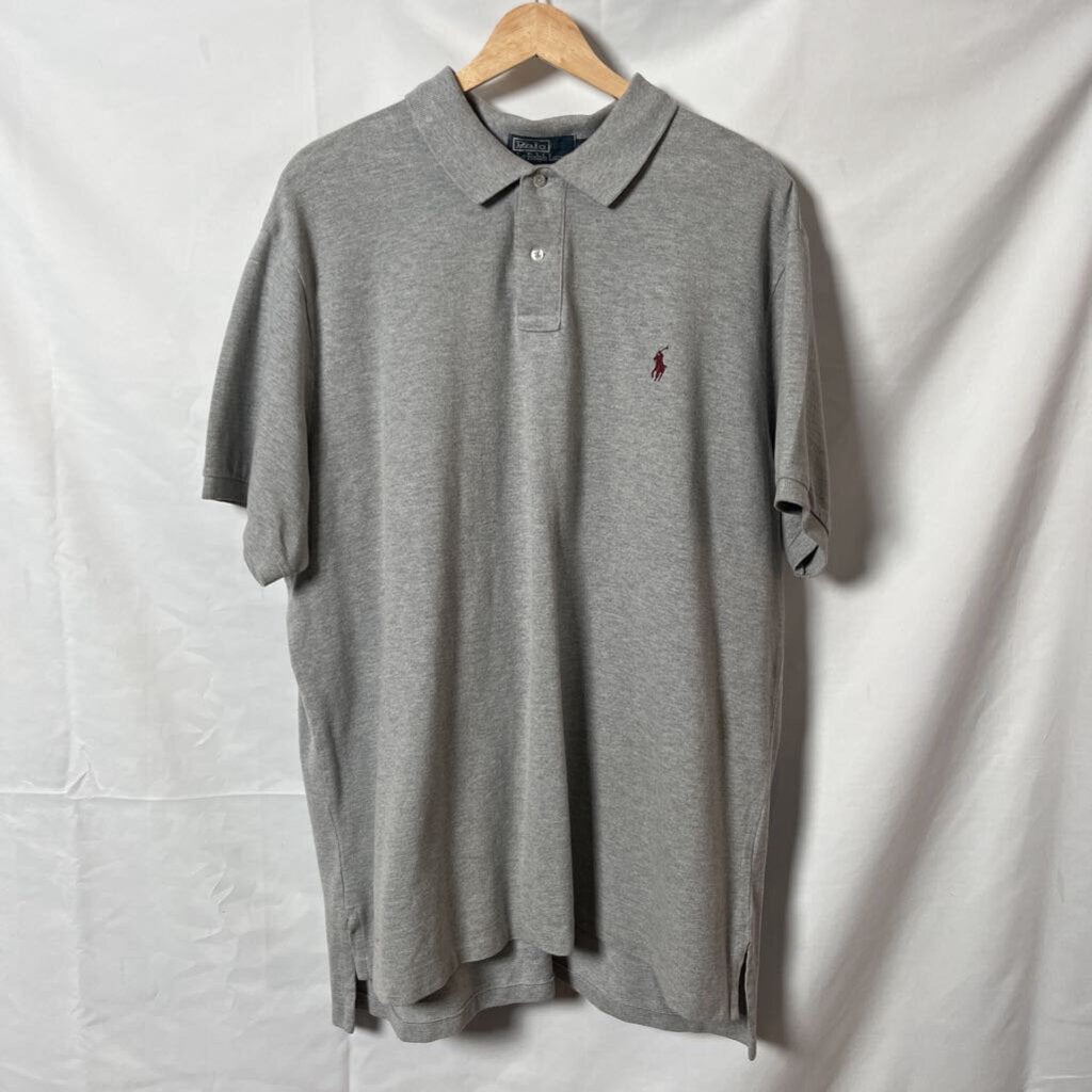 Grey Polo Button up Sz. XXL