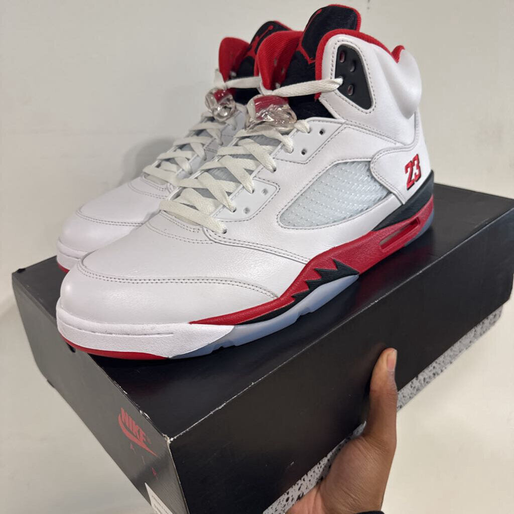 JORDAN 5 FIRE RED SZ 14
