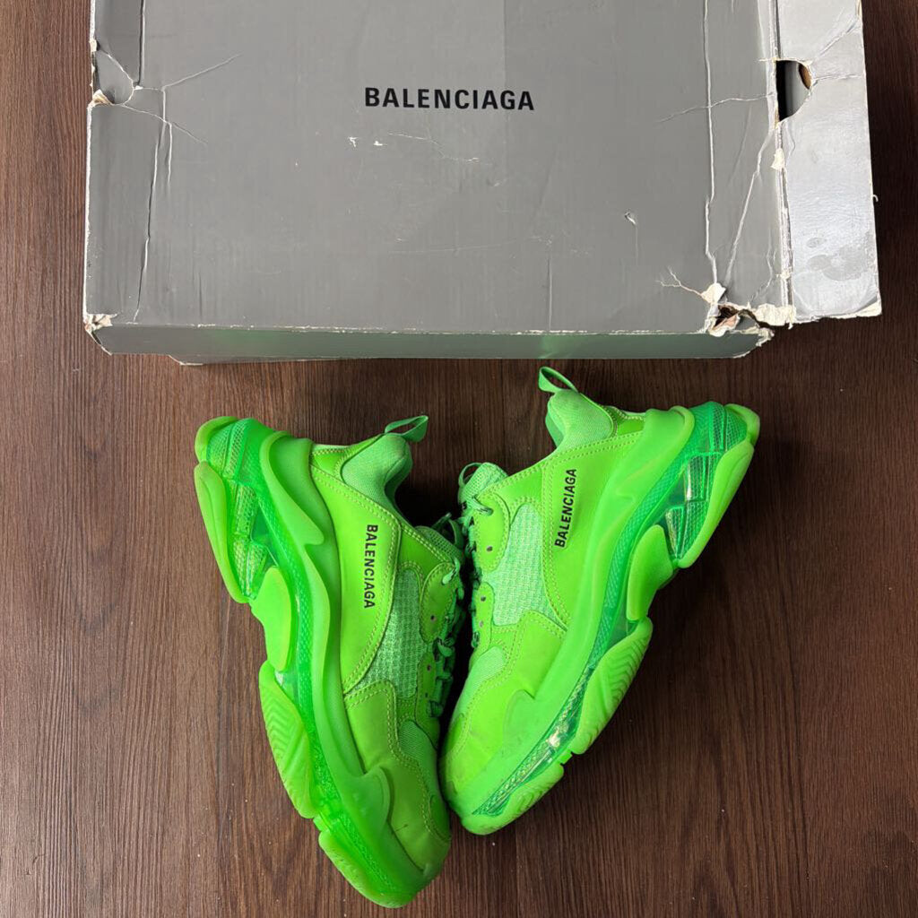 BALENCIAGA TRIPLE S ( LIME ) SZ. 41