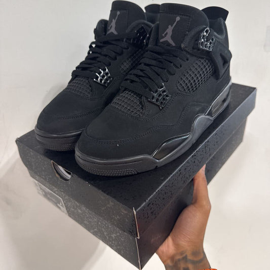 JORDAN 4 BLK CAT SZ 9
