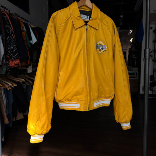 VALE LEATHER BOMBER SZ L