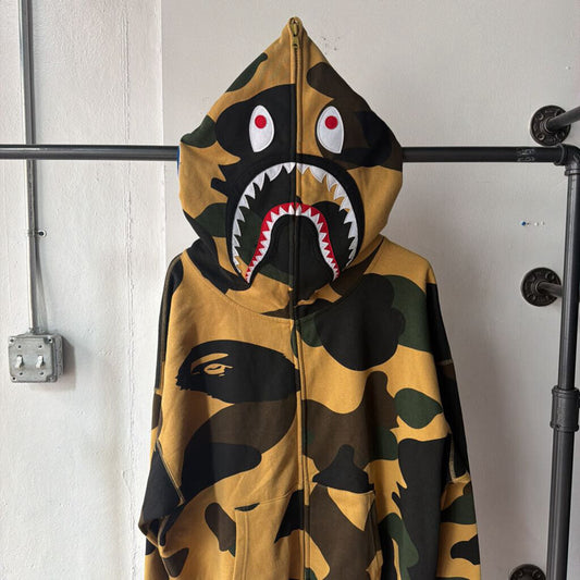 TAN BAPE FULL ZIP SZ XXL